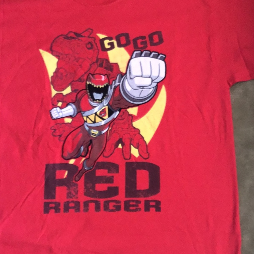 Red Power Ranger T-shirt